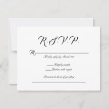 Rsvp-Karte | Blaue Orchidee