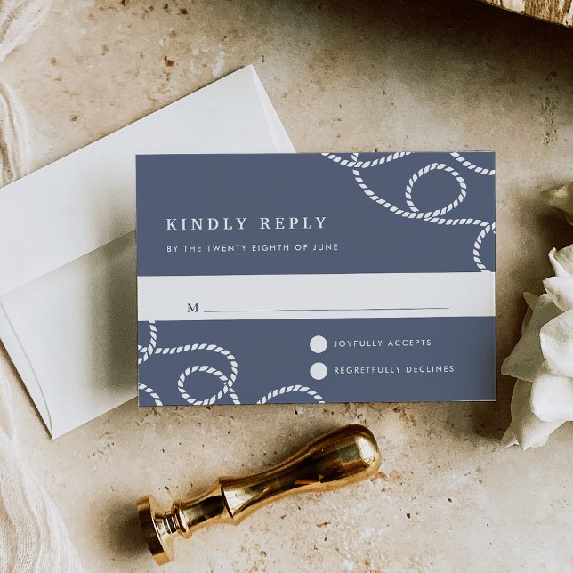 RSVP-Karte | Eisblau RSVP Karte (Von Creator hochgeladen)