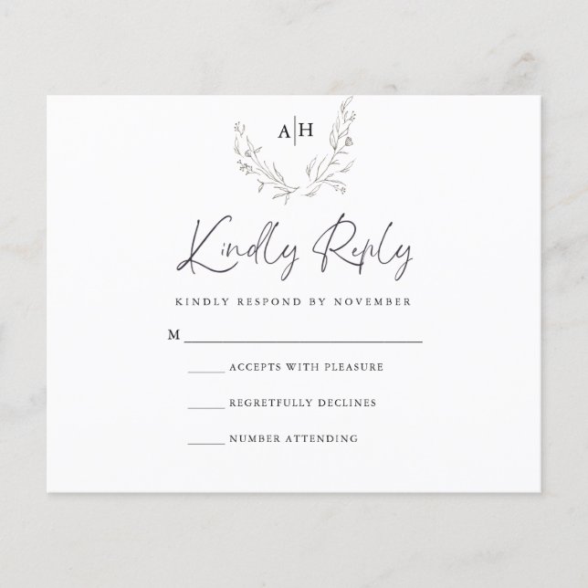 RSVP-Karte Flyer (Vorne)