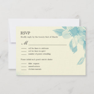 RSVP-Karte für Blumenzwiebeln RSVP Karte