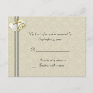 RSVP-Karte für christliche Hochzeiten RSVP Karte