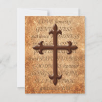 RSVP-Karte für christliches Eisen