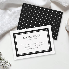 RSVP-Karte für die bearbeitbare Grenzfarbenhochzei RSVP Karte