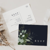 RSVP-Karte für die Liegeplatzanfrage für Grünpflan