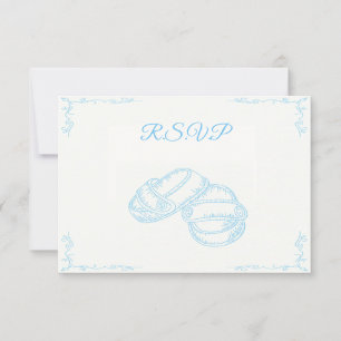 RSVP-Karte für Handgezeichnete Kinderwagen RSVP Karte
