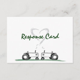 RSVP-Karte für Hochzeiten auf Bauernhöfen: klassis RSVP Karte