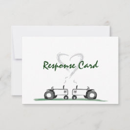 RSVP-Karte für Hochzeiten auf Bauernhöfen: klassis RSVP Karte