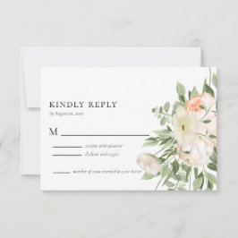RSVP-Karte für Hochzeiten von Elfenbein RSVP Karte