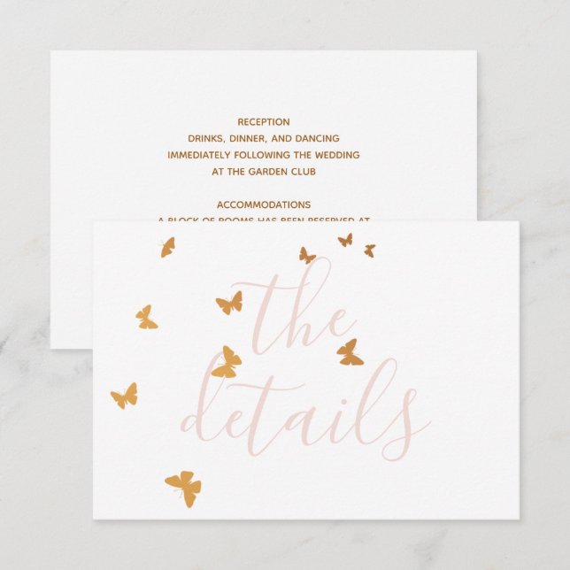 RSVP-Karte für Hochzeitstorte RSVP Karte (Vorne/Hinten)