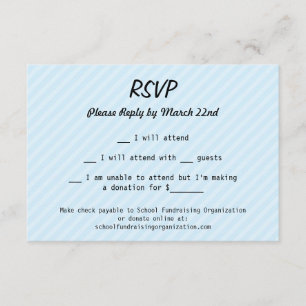 RSVP-Karte für Kassettenband RSVP Karte