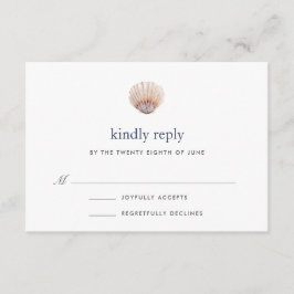 RSVP-Karte für Korallenriff RSVP Karte