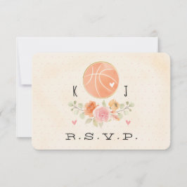 RSVP-Karte für Liebe und Basketball RSVP Karte