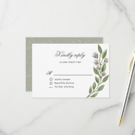 RSVP-Karte für Magenwaldflora RSVP Karte