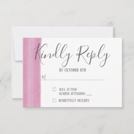 RSVP-Karte für Pinselstrich RSVP Karte