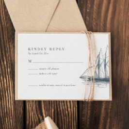 RSVP-Karte für Seefahrer RSVP Karte