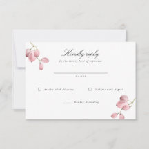 RSVP-Karte für Weintrauben