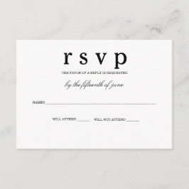 RSVP-Karte RSVP Karte