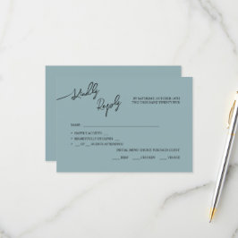 RSVP Karten Boho-chic Hochzeit, Pastellfarben.