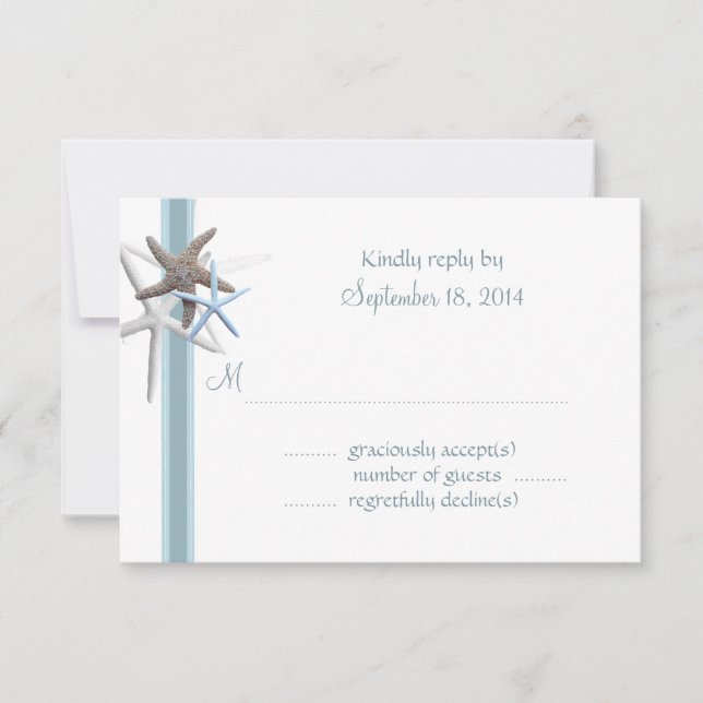 RSVP-Karten der Ansammlung A1 RSVP Karte (Vorderseite)