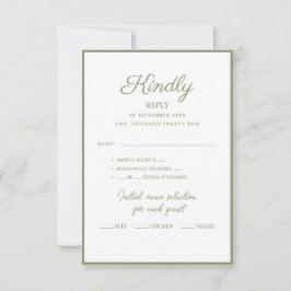 RSVP Karten für Hochzeiten.
