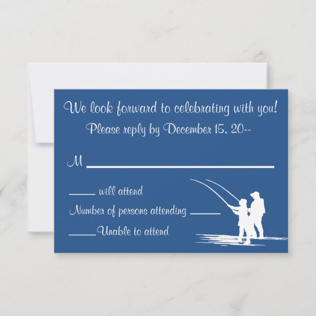 RSVP-Karten für Hochzeiten RSVP Karte (Vorderseite)
