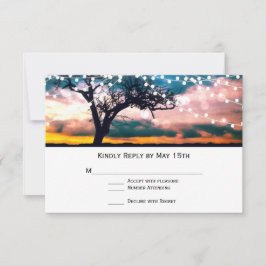 RSVP-Karten für Hochzeitsszenarien RSVP Karte