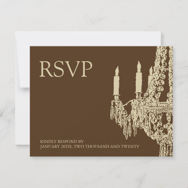 RSVP-Karten für Kronier RSVP Karte (Vorderseite)
