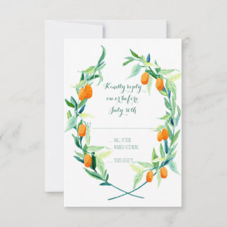 RSVP Laurel Wreath Kumquat Branche Moderne Simple