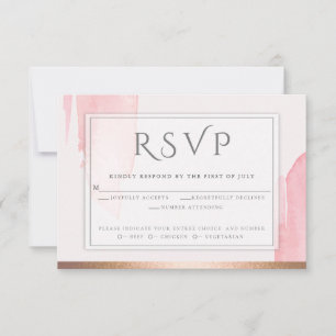 RSVP laver l'aquarelle rose