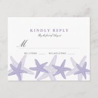 RSVP Mariage sur la Plage à l'Étoile Pourpre