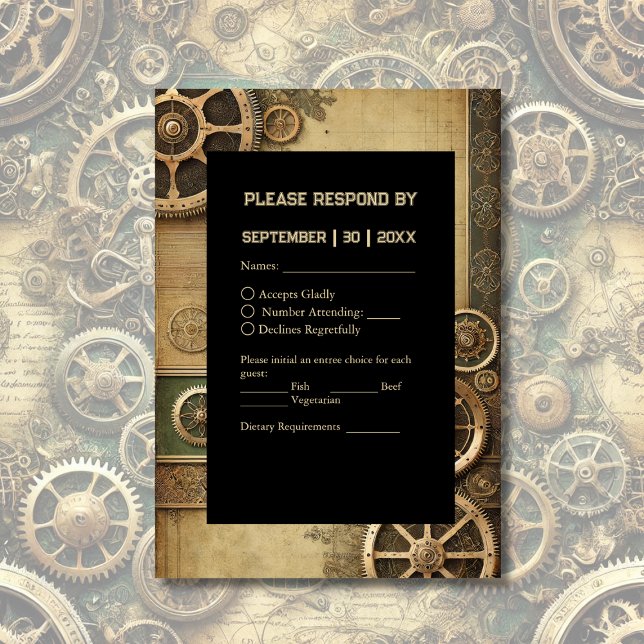 RSVP-Musterkarte RSVP Karte (Von Creator hochgeladen)