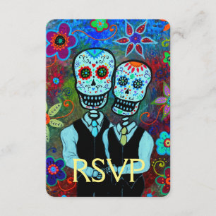 RSVP Novios Dia de los Muertos Mariage