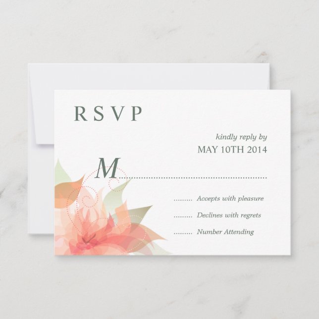 RSVP Orange Ice Floral 2 - Simple (Devant)