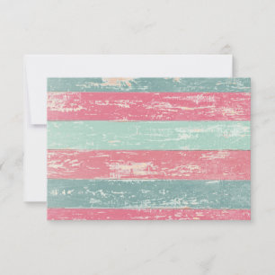 RSVP Pink et vert de clôture en bois rustique