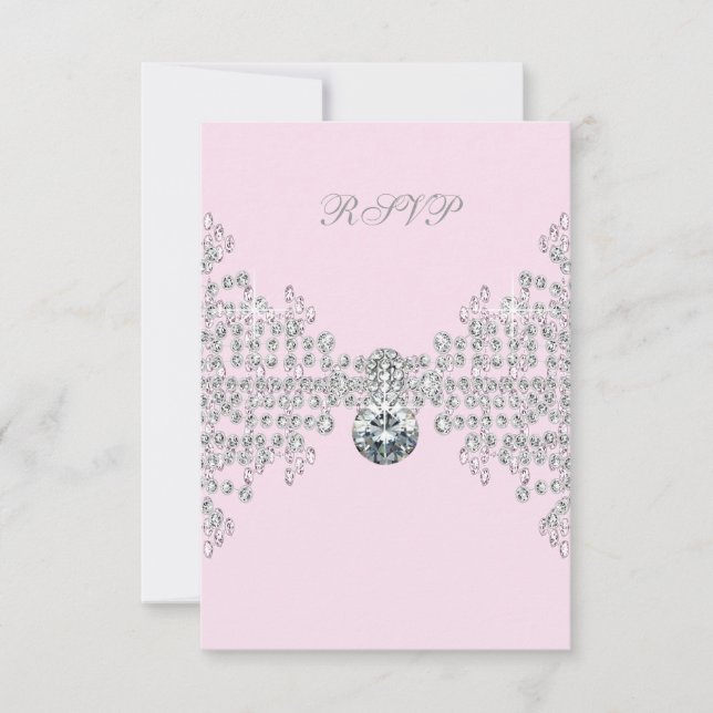 RSVP pour la fête d'anniversaire Sweet 16 Silver D (Devant)