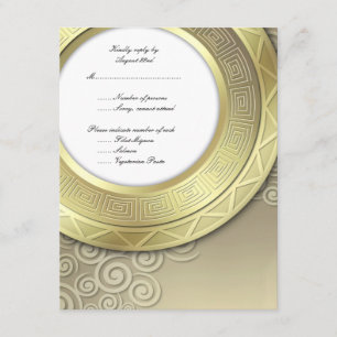 RSVP pour l'invitation de réception/dîner