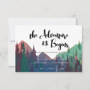 RSVP pour un mariage en montagne