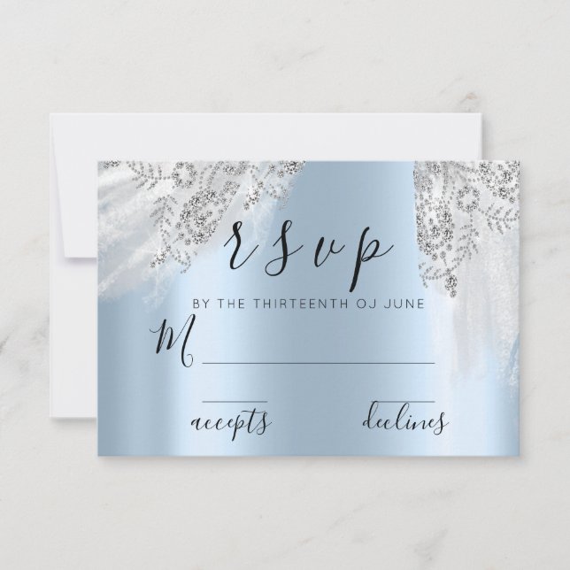 RSVP Robe grise pour Sweet 16 Anniversaire Mariage (Devant)