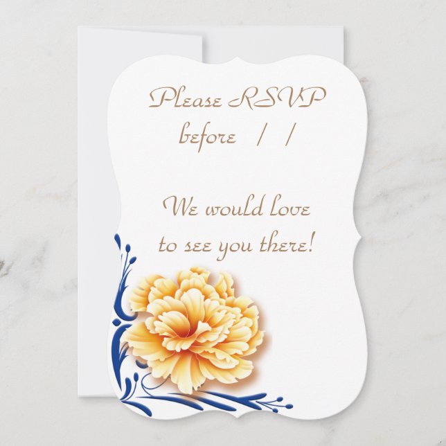 RSVP-Set für Blumenglühen (Vorderseite)