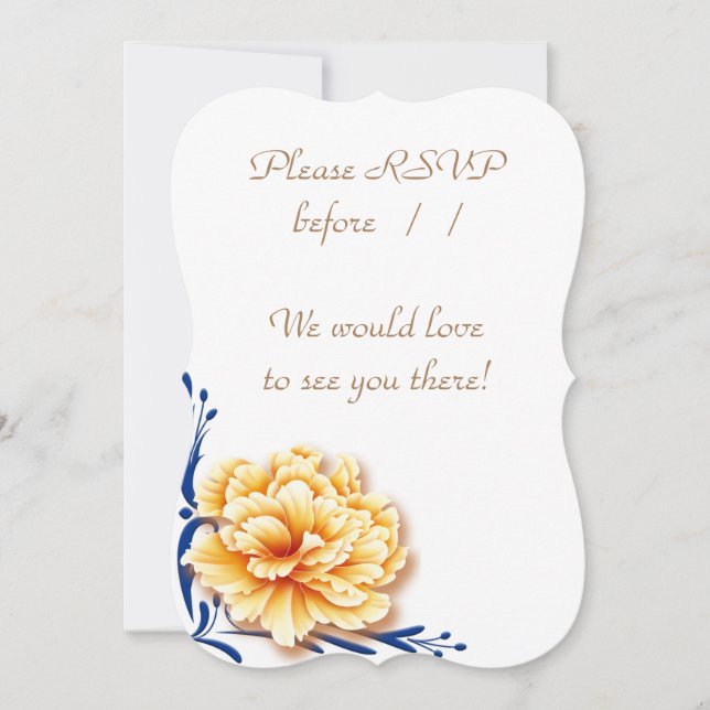 RSVP-Set für Blumenglühen (Vorderseite)
