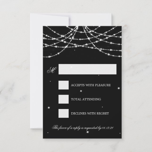 RSVP Sparkling String Black (Vorderseite)