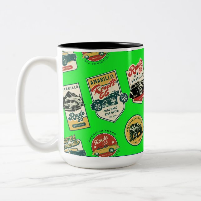 Rt 66 Mug - Amarillo TX (Gauche)