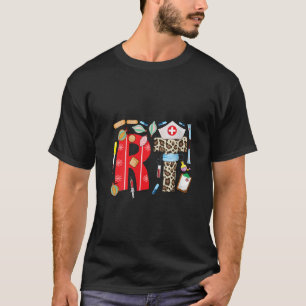 RT Christmas Respiratory Therapist Xmas Party RT L T-Shirt