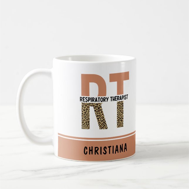 RT-Geschenk für den Atemtherapeuten Kaffeetasse (Links)