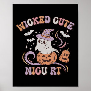 Rt Halloween Ghost Spooky Atemtherapeut Pe Poster