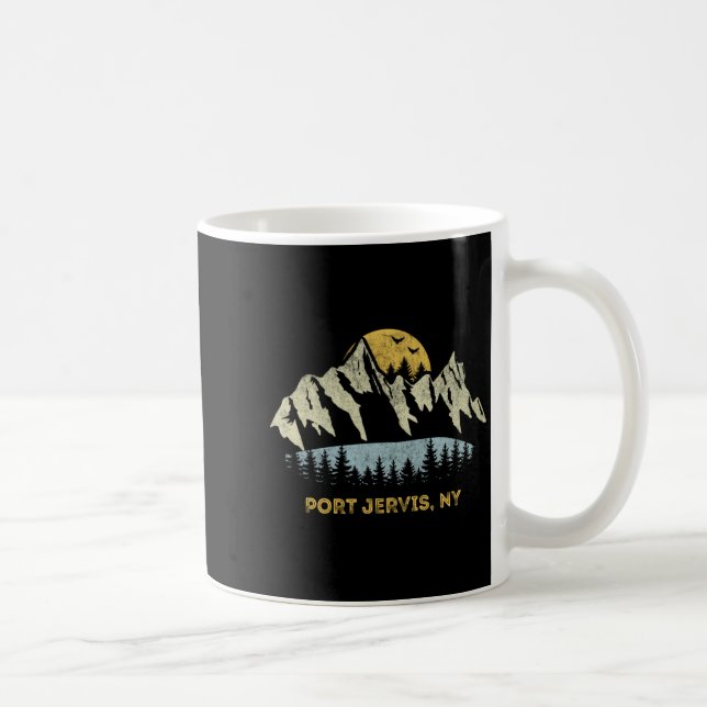 Rt Jervis New York Mountain Sunset Sunrise Ny _1  Kaffeetasse (Rechts)