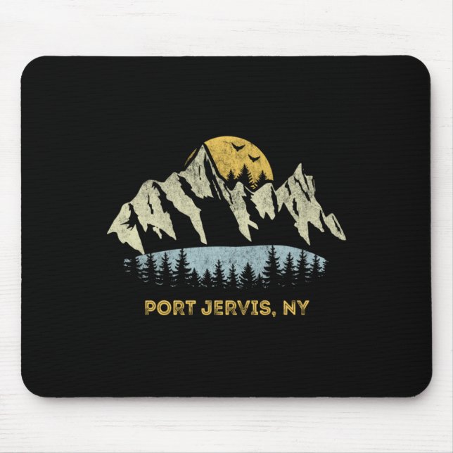 Rt Jervis New York Mountain Sunset Sunrise Ny _1  Mousepad (Vorne)