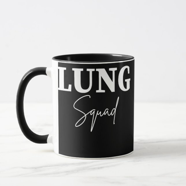 RT Lung Squad Respirationsteam  Tasse (Links)