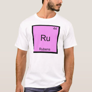 Ru - Rubens Lustiges Chemie-Element-Symbol T-Shirt
