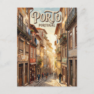 Rua dos Caldeireiros Portugal Postkarte